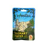 Weedlez Smart Filter SmartFilter Slim Trino, ø 5 mm, 50 stuks, actieve koolfilter met cellulose, keramiek en veganistische actieve kool van kokosnootschalen, zacht genot zonder verstopping