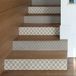 Ambiance Sticker Konrad Tegelstickers voor trap, zelfklevend, voor trappen, cementtegels, 2 stroken 36 x 126 cm