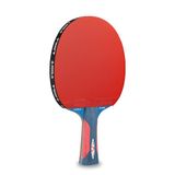 JOOLA Rosskopf Junior Pro Tafeltennisbatje voor kinderen, ITTF goedgekeurd, 5 sterren, blauw/rood handvat, sponsdikte 1,8 mm