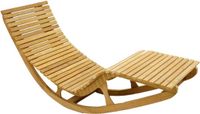 VITA Ligbed teak licht goudbruin