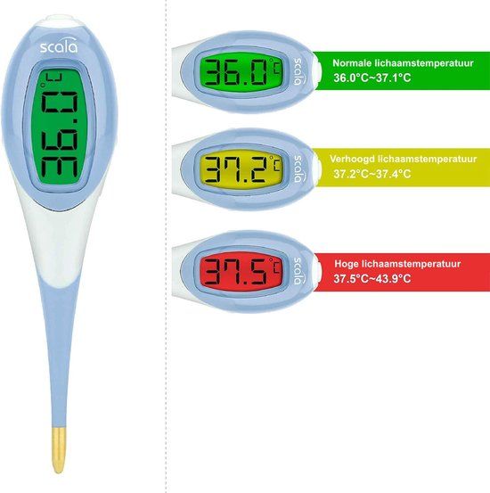 Scala - Digitale koortsthermometer SC 2050 flex - Wit