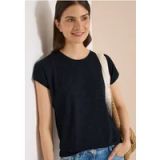 T-shirt à effet burn-out