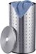 Merkloos Relaxdays Wasmand met deksel - 42 l - RVS - Zilver