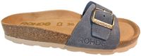 Rohde 5589 55 Slippers Blauw Suede Dames