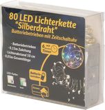 Merkloos Humbert Und Brandt Gmbh Kerst/draad verlichting - LED warm wit - op batterij - 8 meter - Kerstverlichting lichtsnoeren