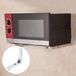 Étagère de micro-ondes sans marque - Support d'étagère de cuisine - Rangement de cuisine - Conception réglable - 225-395 mm - Argenté