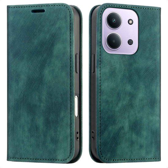 imoshion Slim Bookcase - Geschikt voor Xiaomi Redmi 15C (5G) - Groen