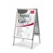 Nobo A-FRAME 700x1000 aluminium zilver