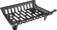 Merkloos / Sans marque Prime Plus Open haard, brandhout, houthouder, gietijzer, hout, kolenrooster, voor binnen en buiten, zware belasting openen, hout, rooster, gereedschap, vrijstaand, verbrandingsframe, zwart