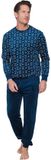 Pastunette - Blue Comfort - Pyjama - Velours Fleece - Blauw - Maat M