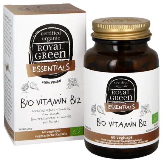 Royal Green Vitamine B12 Biologisch - 60 vegacapsules