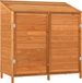 vidaXL Tuinschuur 102x52x112 cm massief vurenhout bruin