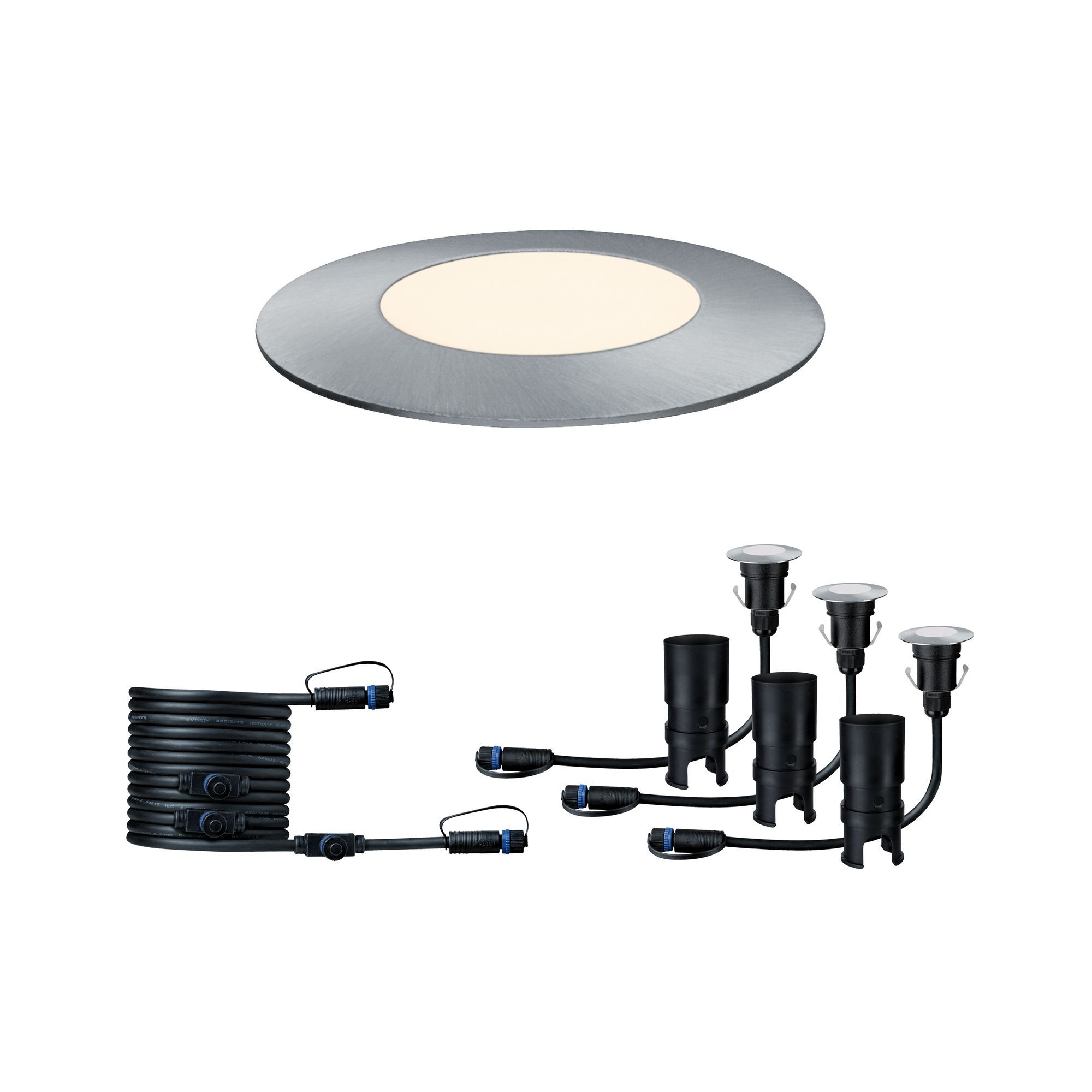 Paulmann 939.49 Buitenlamp - Zilver - 95 lumen - 3000K - 2,5W - IP65