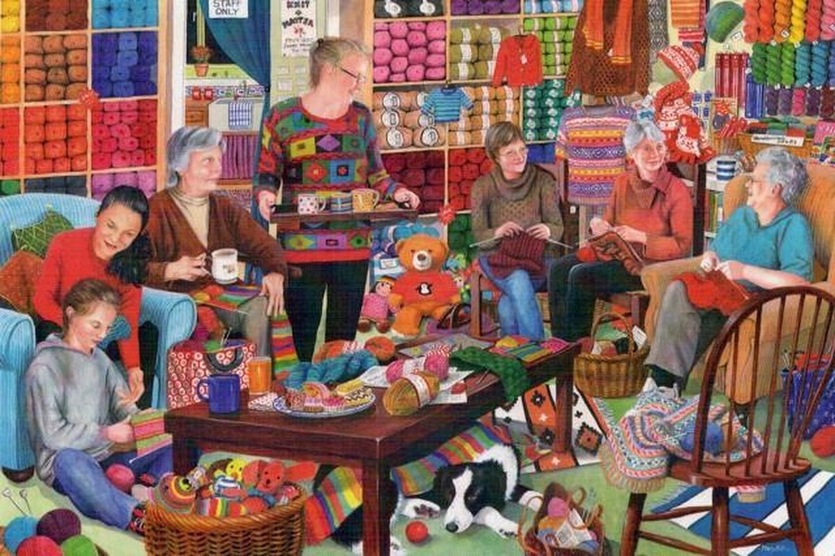 House Of Puzzles Knit en Natter Puzzel 1000 Stukjes