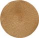 Decoris placemat - goud - D38 cm - kunststof - rond