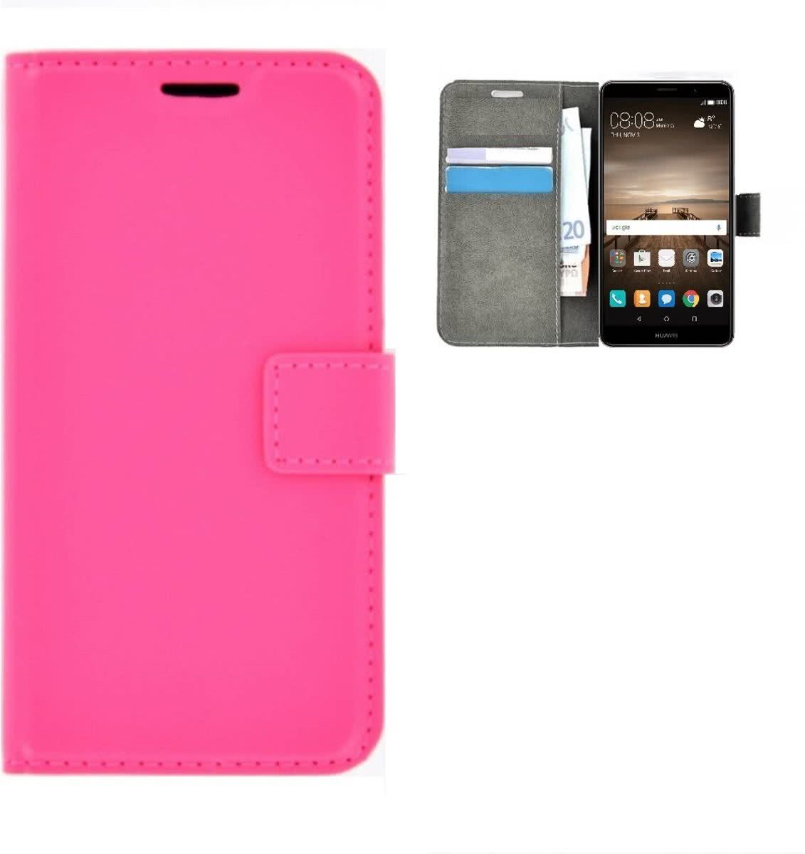pearlycase Roze Bookcase wallet hoesje Huawei Mate 9 - 8719638020329