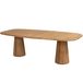 4 Seasons Outdoor Capri barrel dining tuintafel 240x110xH75 cm naturel teak