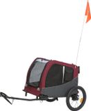 Trixie Hondenfietskar Grijs/Rood 76/136X66X74 cm