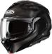 HJC F100 Carbon Solid Systeemhelm Zwart Maat S
