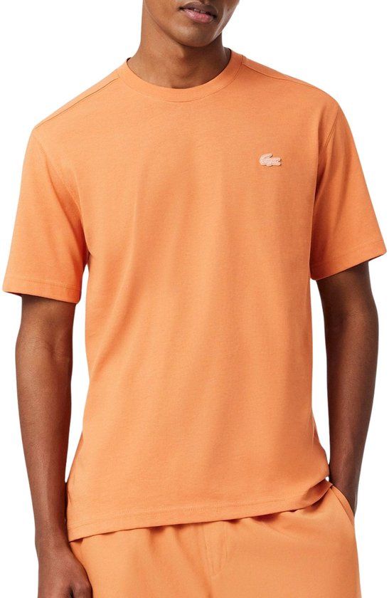 Lacoste T-Shirt Oranje - Maat L - Heren