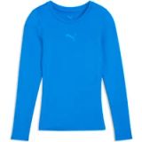 PUMA teamLIGA26 Baselayer Tee LS Jr, 116, Electro Royal