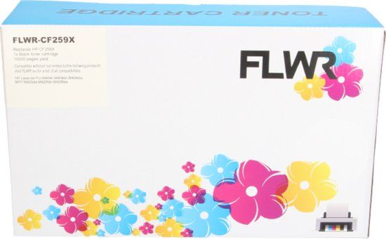 FLWR HP 59X Toner Cartridge - Black - Compatible with HP Laserjet Printers