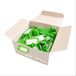 WEDO 262813404 Sleutelhangers om te beschrijven, groen, 100 stuks, met S-haak