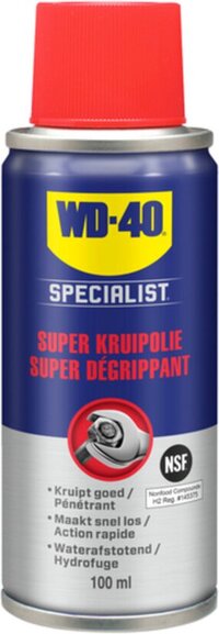 WD-40 Specialist Super Kruipolie - 100ml - Smeermiddel voor Vastzittende Onderdelen