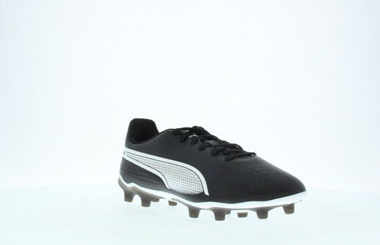 PUMA King Match FG/AG Voetbalschoenen Heren - Zwart/Wit - Maat 40