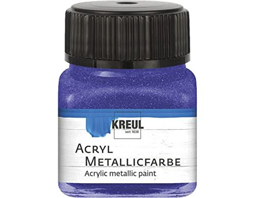 KREUL 77276 - Acryl metallic verf, 20 ml glas in violet