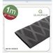 Quadrios 23CA218 Gaine thermorétractable sans colle noir 18 mm 9 mm Taux de retreint:2:1 1 m