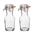 Bormioli Rocco Weck Glazen water karaffen met beugelsluiting dop - 4x - 500 ml - Sapkan/waterkan/schenkkan - Weckflessen/Weckfles