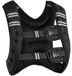 Gilet lesté - Sangle de poitrine réglable - 10 kg - Convient à la course à pied, au jogging, à la marche et à l'entraînement de force