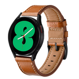 Samsung Galaxy Watch 7 / Galaxy Watch FE 40mm & 44mm Bruin Lederen Bandje