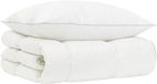 vidaXL - Ensemble de couette en duvet d'oie FULDA - 137 x 200 cm - Blanc