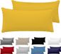 Dreamzie Kussensloop 40x80 cm Geel (Set van 2)