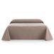 Sanelitex Tweezijdige sprei voor bedden met 180/270 x 270 cm, extra zacht, effen, 100% Made in Spain met vulling 90 g/m²