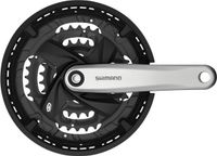 Shimano FC-M371 Crankset Vierkant 44/32/22 9-Speed Zwart Pedaalarmlengte 170 mm