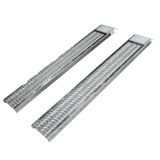 SPOTLIGHT - Laadlampen van staal, 2 stuks, voor quad, tractor grasmaaier – 400 kg maximale belasting – 1500 x 220 x 50 mm – levering met 2 sjorbanden + schroeven