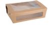 Fiesta Compostable composteerbare saladebakken met PLA vensters 1600ml (200 stuks)