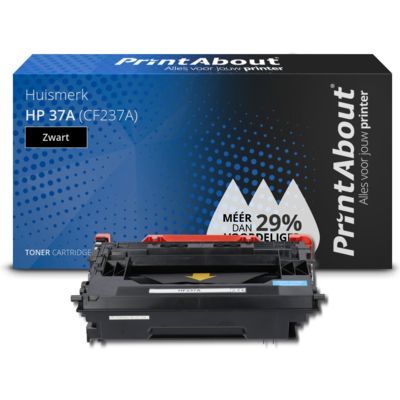 PrintAbout Huismerk HP 37A (CF237A) Toner Zwart | Compatibel