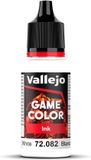 Vallejo Hobbyverf Acrylverf - 72082 Game Color - White Ink - Acryl - Verf flesje - 18 ml
