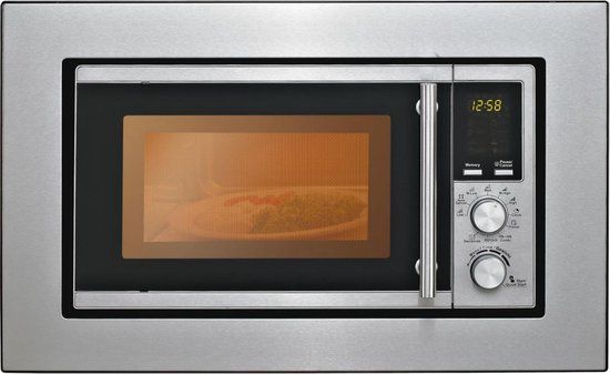 Silva Schneider EBM-G 880E Ingebouwde Magnetron met Grill - 17L - Zwart/RVS
