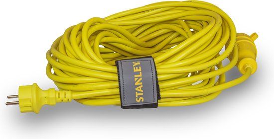 Stanley Verlengsnoer 20 meter - H05VVF 3x1.5 - IP44
