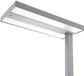 Arcchio Lampe à pince avec variateur - 2 points lumineux - Aluminium, verre, polycarbonate - H: 132 cm - argent, mat