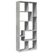 VidaXL Kamerscherm / Boekenkast - Grijs - 67x25x161,5 cm - Hout - 8 Schappen