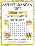 Mediterranean Diet Large Print Word Search for Seniors