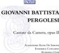 Outhere Tactus Pergolesi: Cantate Da Camera, Opus II (CD)