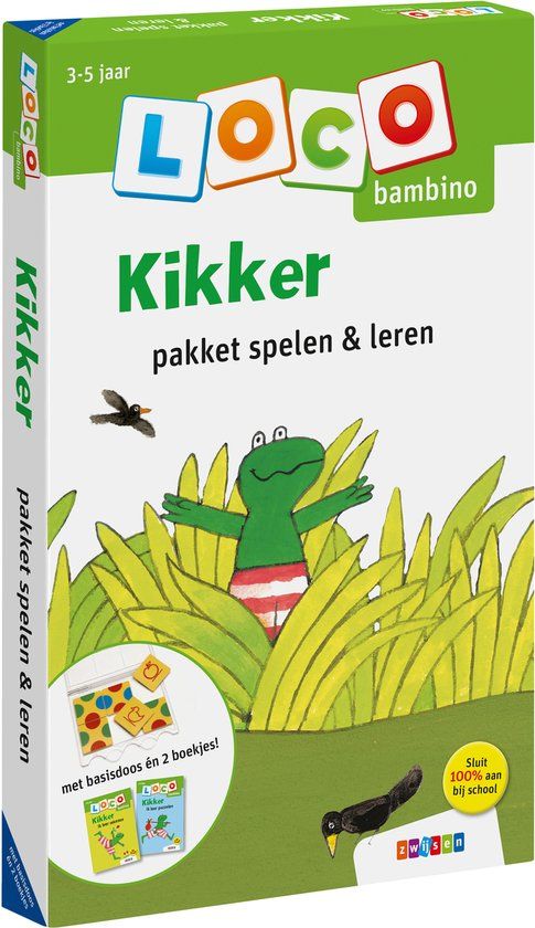 Loco bambino Kikker. Pakket spelen & Leren. 3+