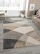 Mia's Teppiche Mosaix - Modern laagpolig tapijt voor woon- en slaapkamer, met contoursnit, geometrische patronen, geruit, in beige, 140 x 200 cm